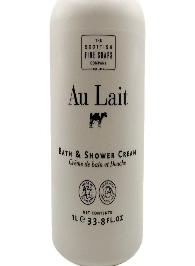 Scottish Fine Soaps The Au Lait Bath & Shower Cream, 33.8 fl oz, White - Image 2